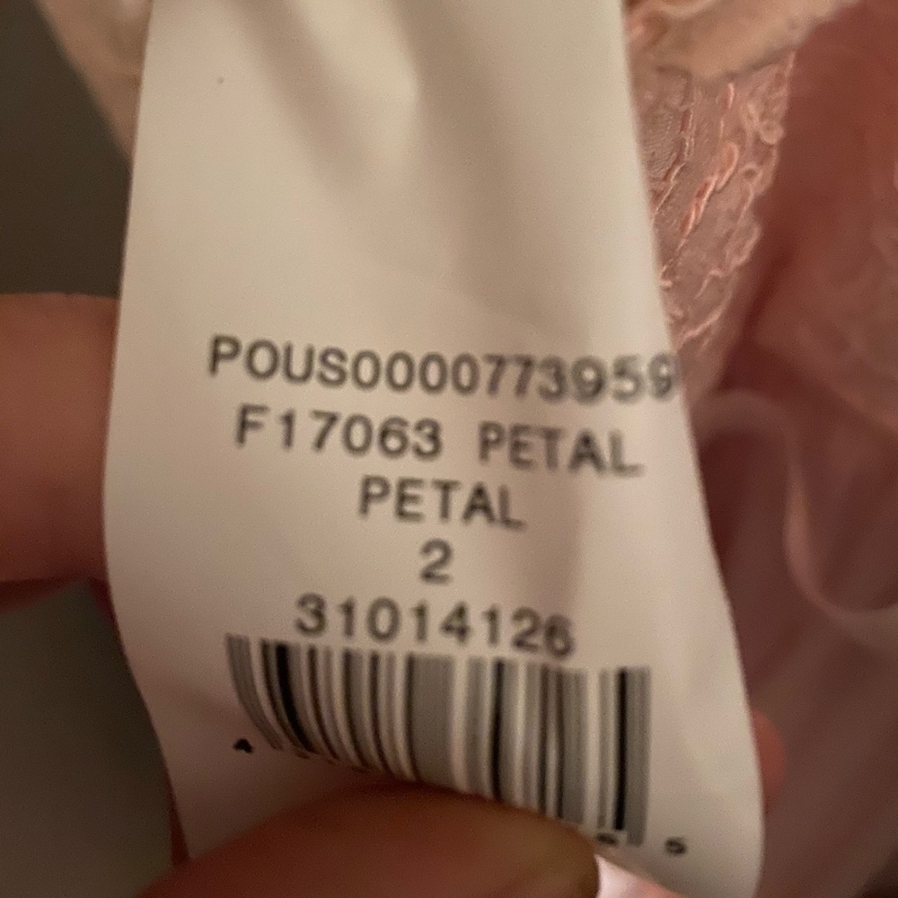 David’s Bridal Petal Bridesmaid dress long - Picture 5 of 5